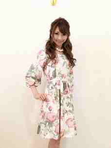 ジーザスディアマンテ 薔薇 ローズ 長袖 ワンピース フェリエワンピメリーベルローズ柄 - One Piece | Line Up | ジーザス